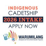 logo for https://aflsportsready.com.au/live2017/wp-content/uploads/formidable/128/2026-Indig-Cadetship-Sq-White-5-150x150.jpg